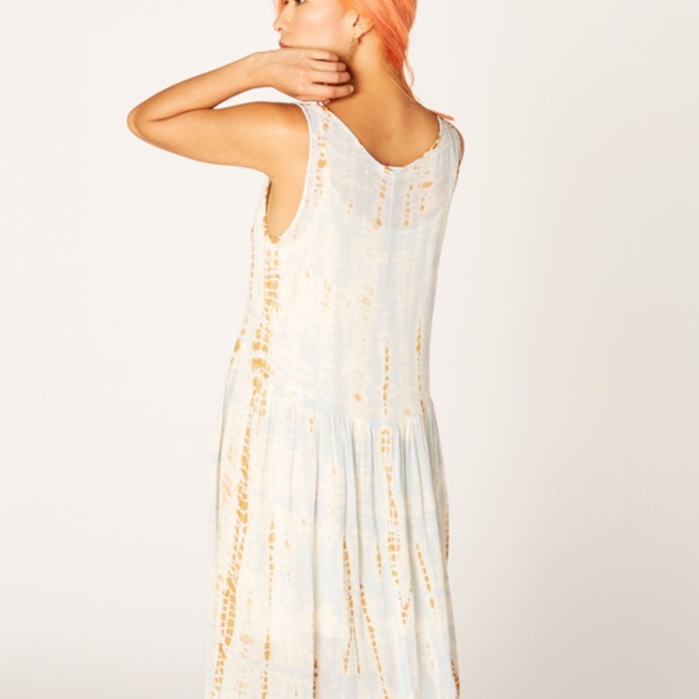 lacausa tie die folk dress